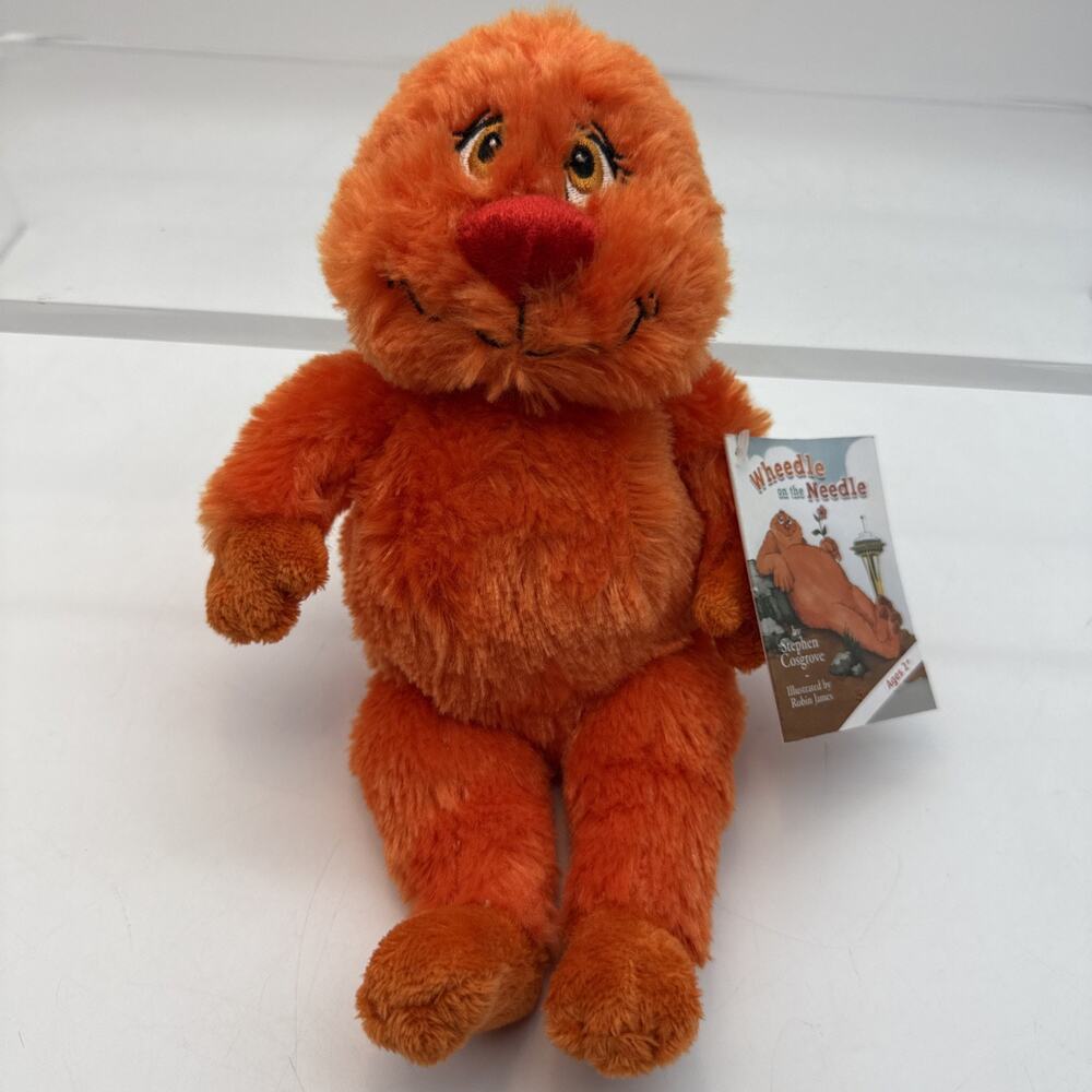 Once Upon a Toy Wheedle on the Needle Orange Plush 10" Seattle Space Needle 35th